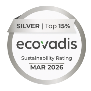EcoVadis Silver, Top 15%, Sustainability Rating marzo 2026